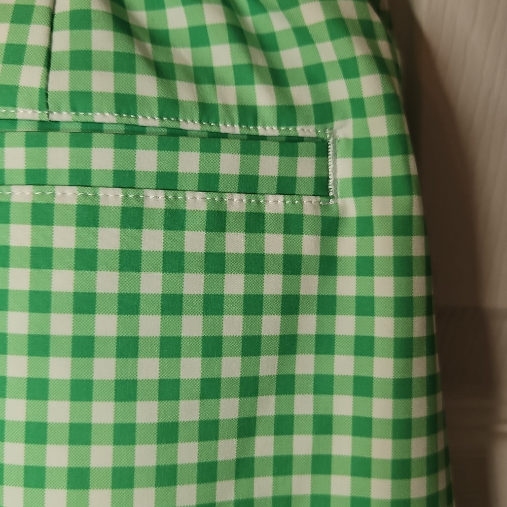 NWT Walter Hagen Performance 11 Knit Skort Green And White Checks Size M - Picture 8 of 8